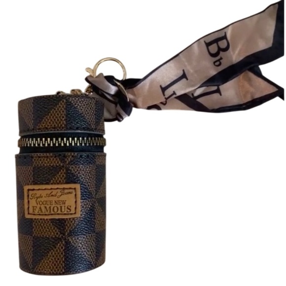 NWT Trendy Mini Retro Multifunctional Coin PU Leather Purse with Scarf - Picture 11 of 13